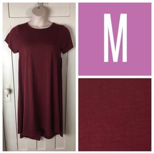 NWT LuLaRoe Carly Dress, Cranberry, M